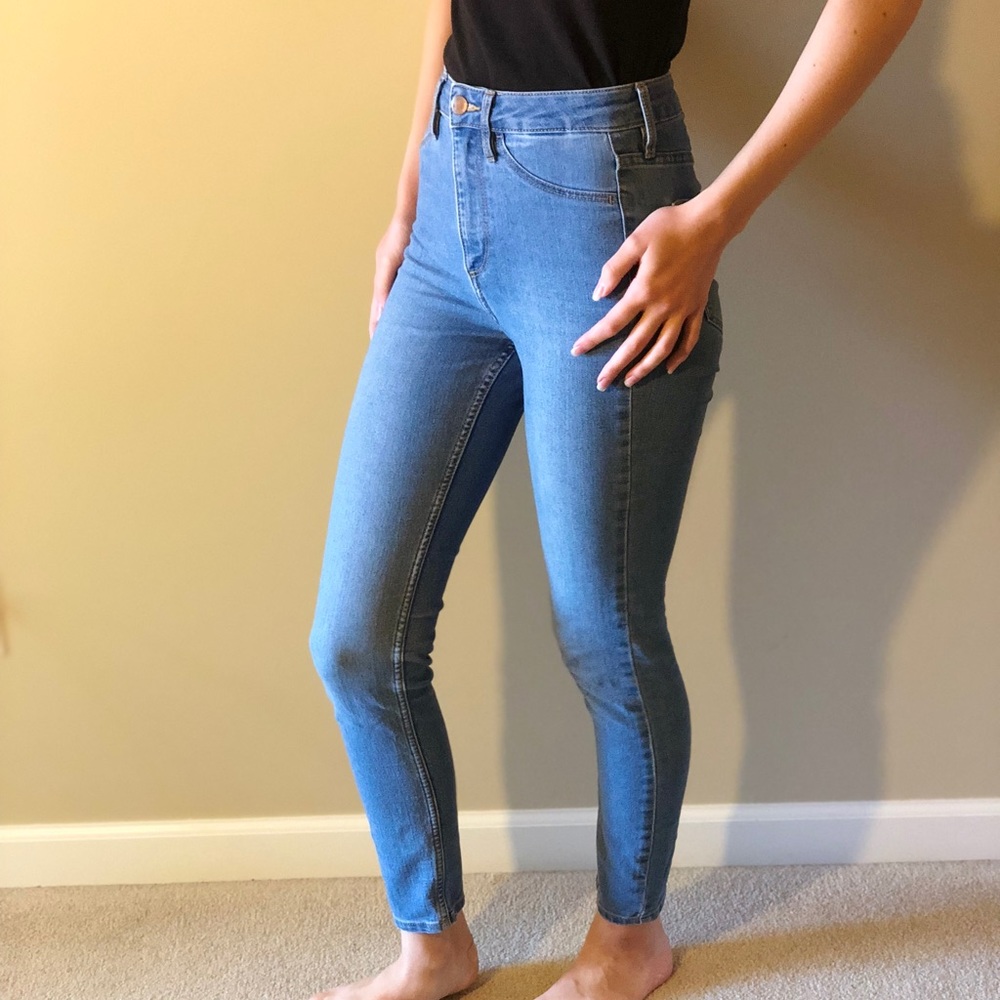 H&M high rise skinny jeans